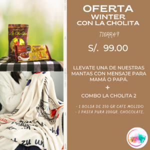 manta oferta café Cholita